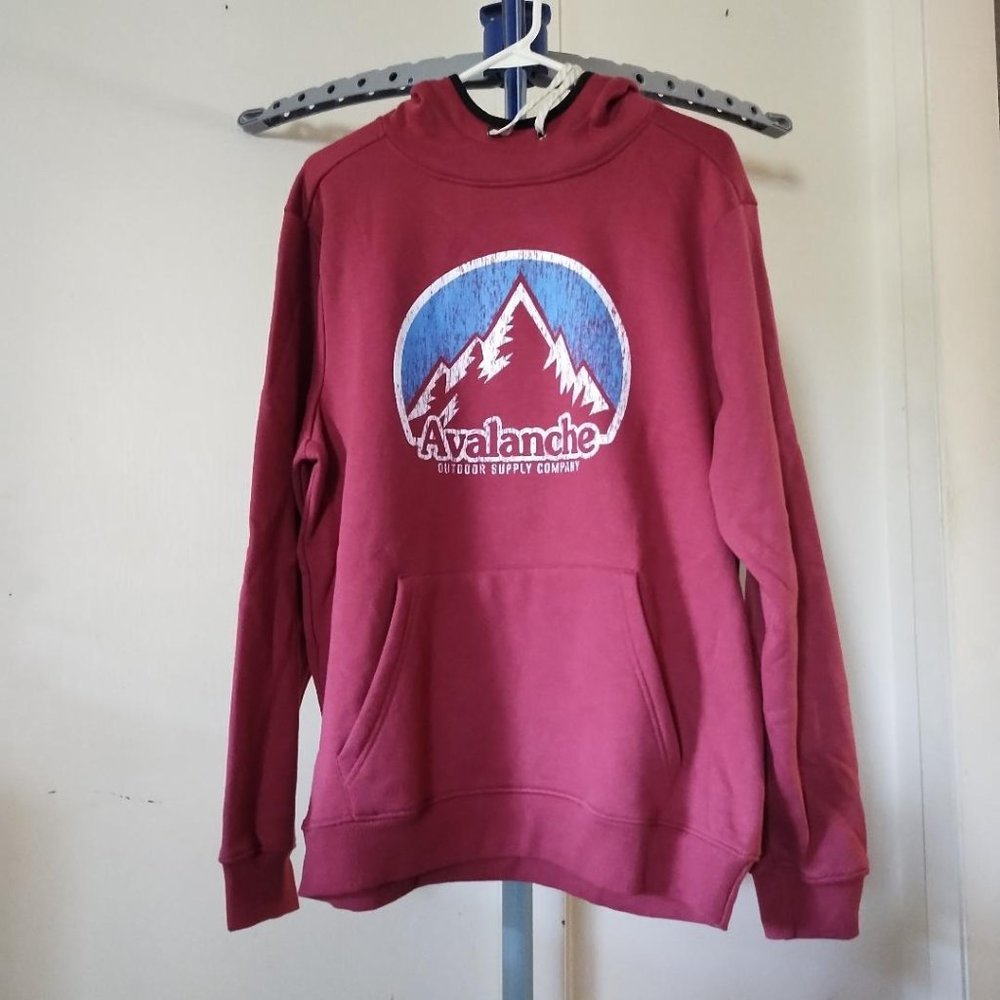 Avalanche Men Sweater Hoodie Size Large
